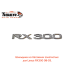 ШИЛЬДИКИ НА БАГАЖНИК RX300 ЗОЛОТИСТ